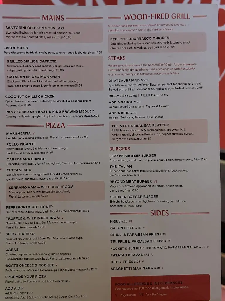 Menu_Lido Musselburgh_Musselburgh_image_1