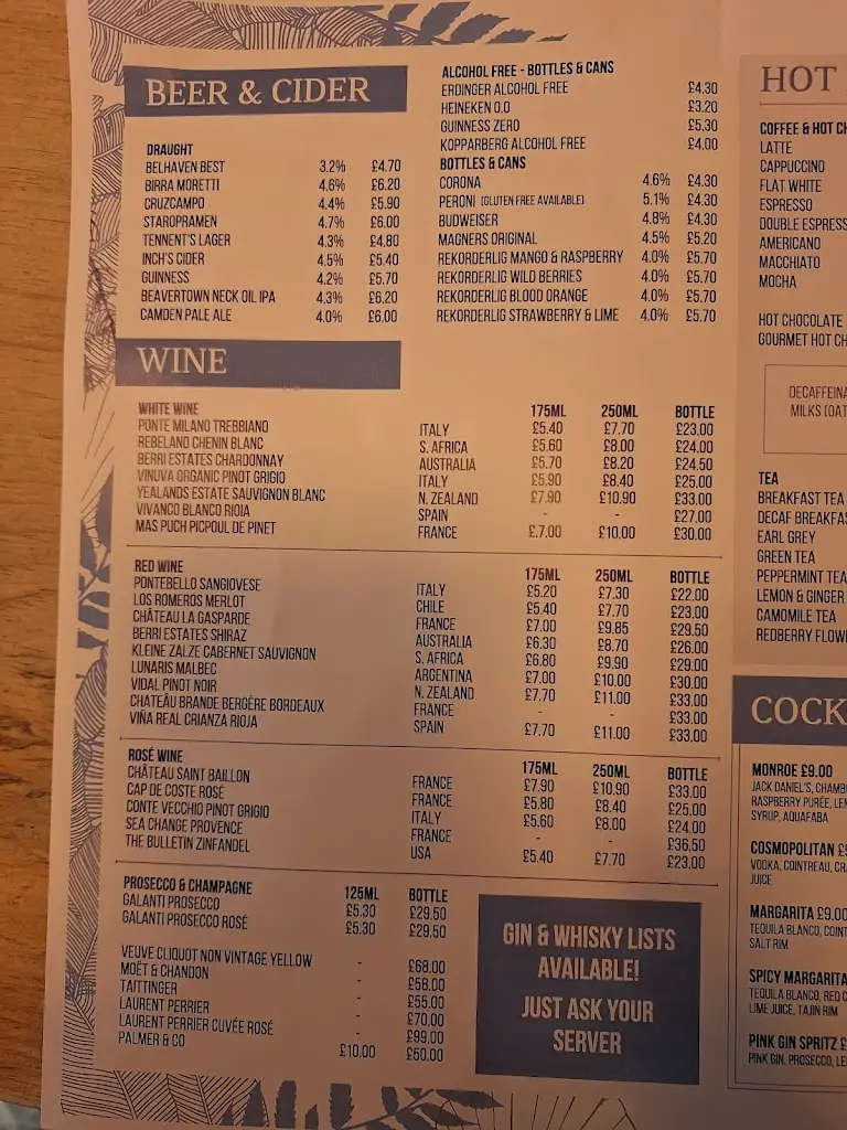 Menu_The Ship Inn_Musselburgh_image_2