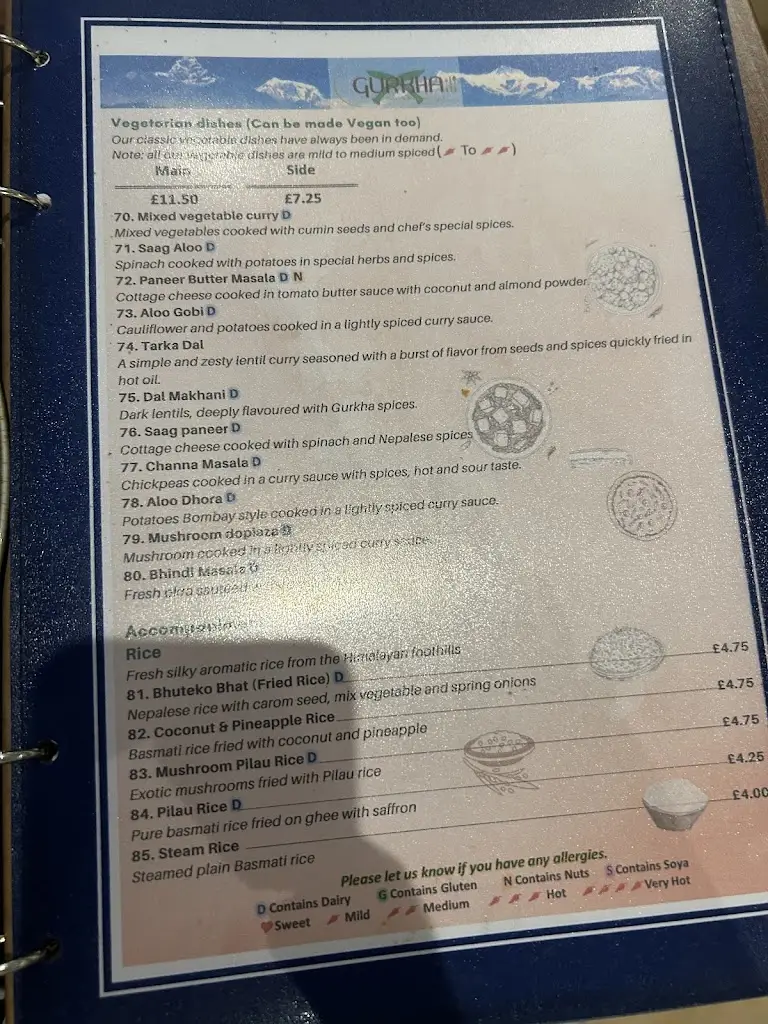 Menu_Gurkha Bar & Restaurant_Musselburgh_image_4