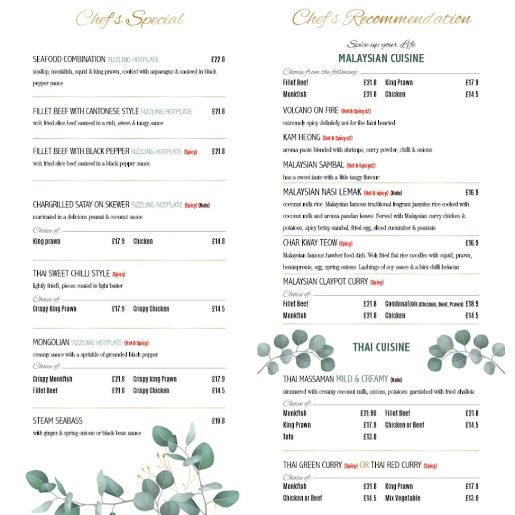 Menu_The Asian - Newton Mearns_Newton Mearns_image_4