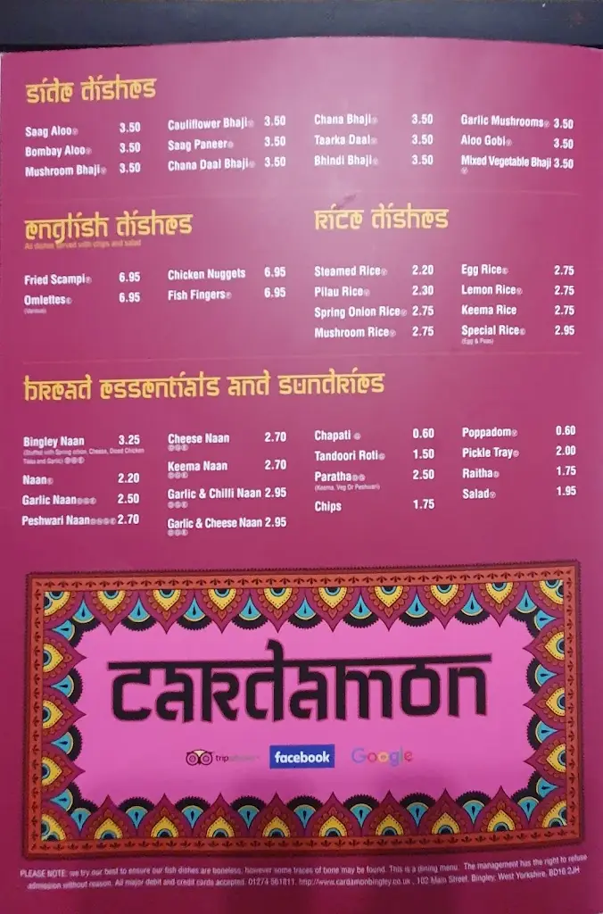 Menu_Cardamon Restaurant_Bingley_image_3