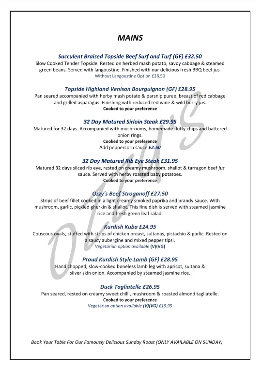 Menu_Ozzy's Fine Dining Restaurant_Nairn_image_3