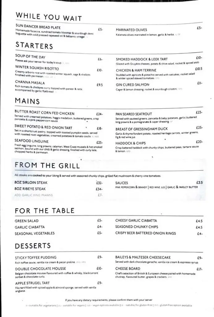 Menu_Sun Dancer, Bar and Restaurant_Nairn_image_3