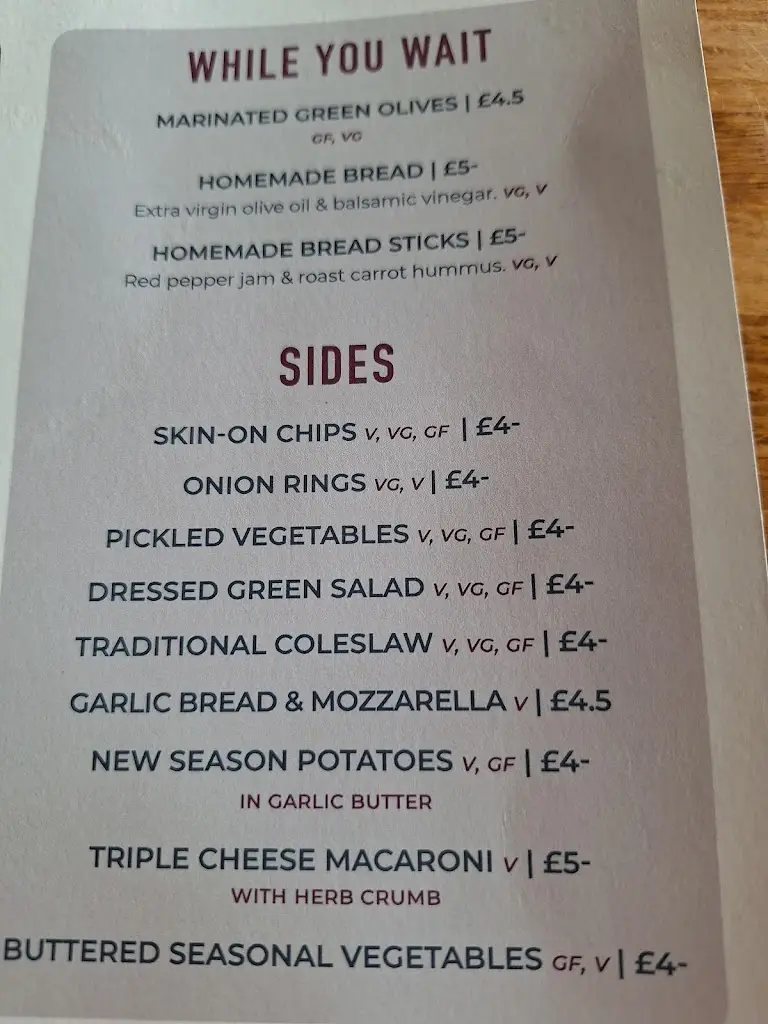 Menu_The Classroom Bistro_Nairn_image_1