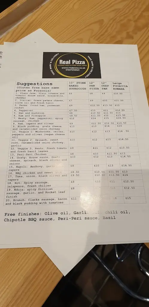 Menu_Real Pizza_Nairn_image_1