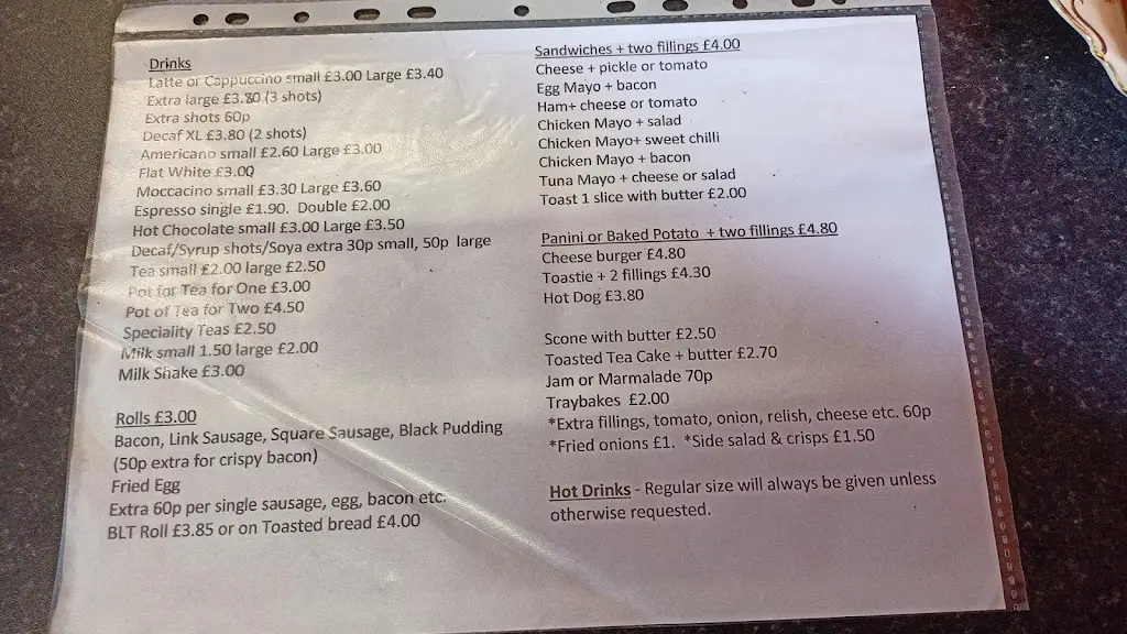 Menu_The Coffee Station_Nairn_image_1