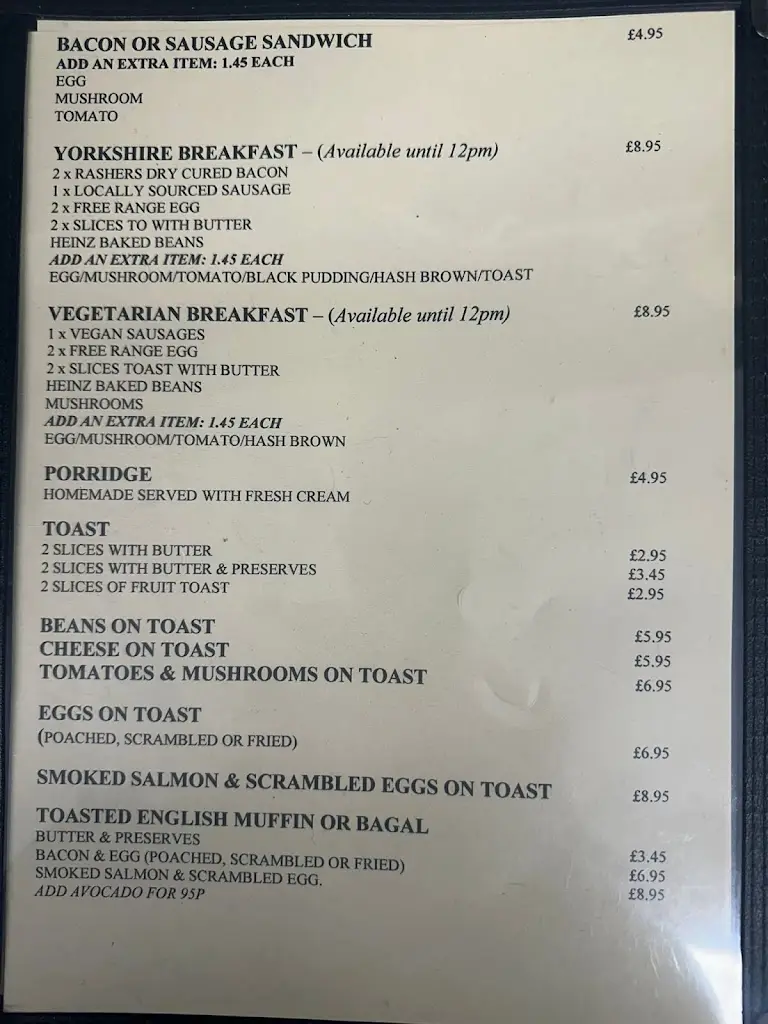 Menu_The Orchard Cafe and Bistro_Bingley_image_1
