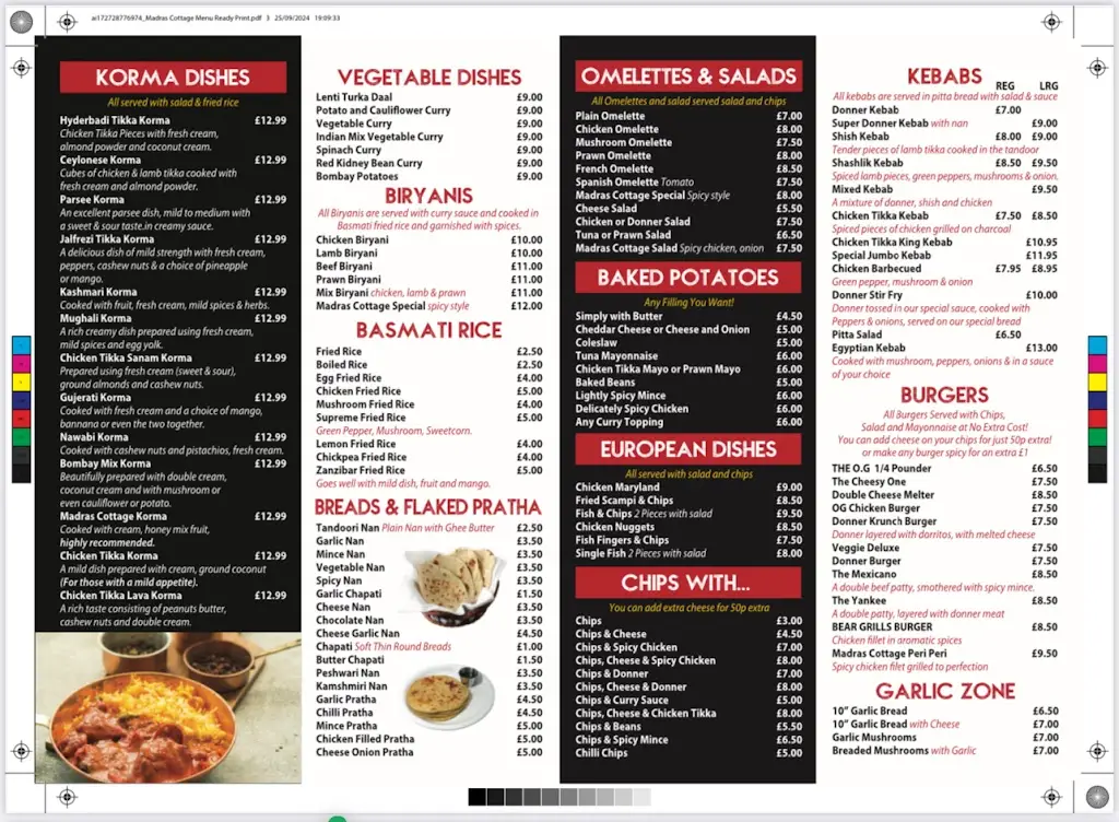 Menu_Madras Cottage_Newmains_image_2
