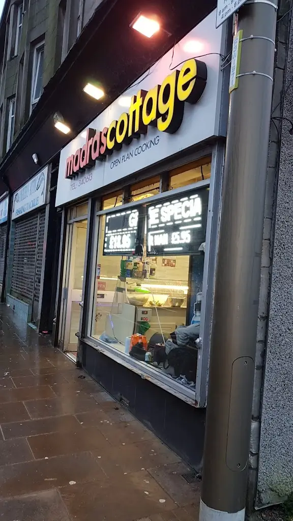 Madras Cottage restaurant in Newmains