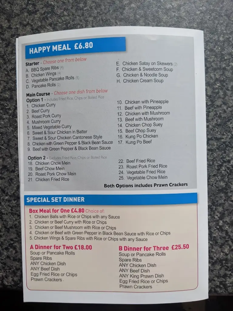 Menu_Taste King_Newmains_image_4