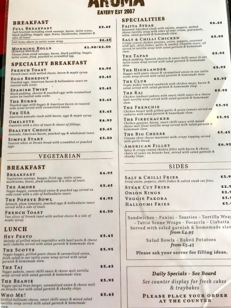 Menu_Aroma Coffee & Kitchen_Newmains_image_2