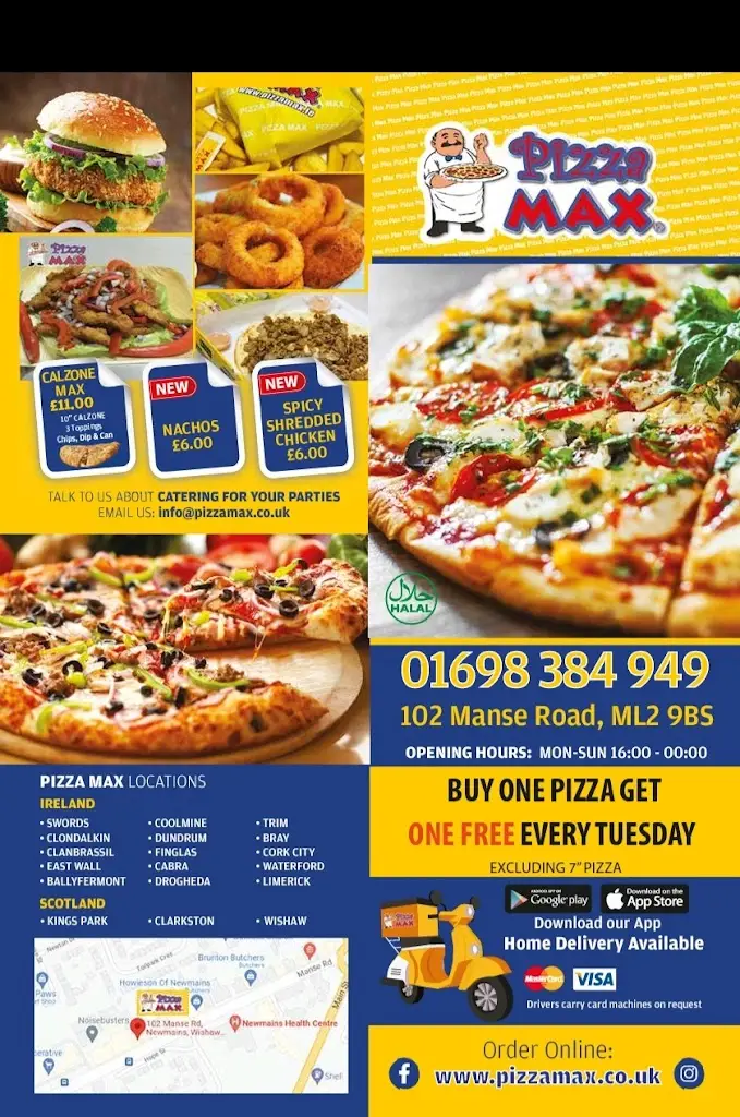 Menu_Pizza max / Max German Doner_Newmains_immagine_3