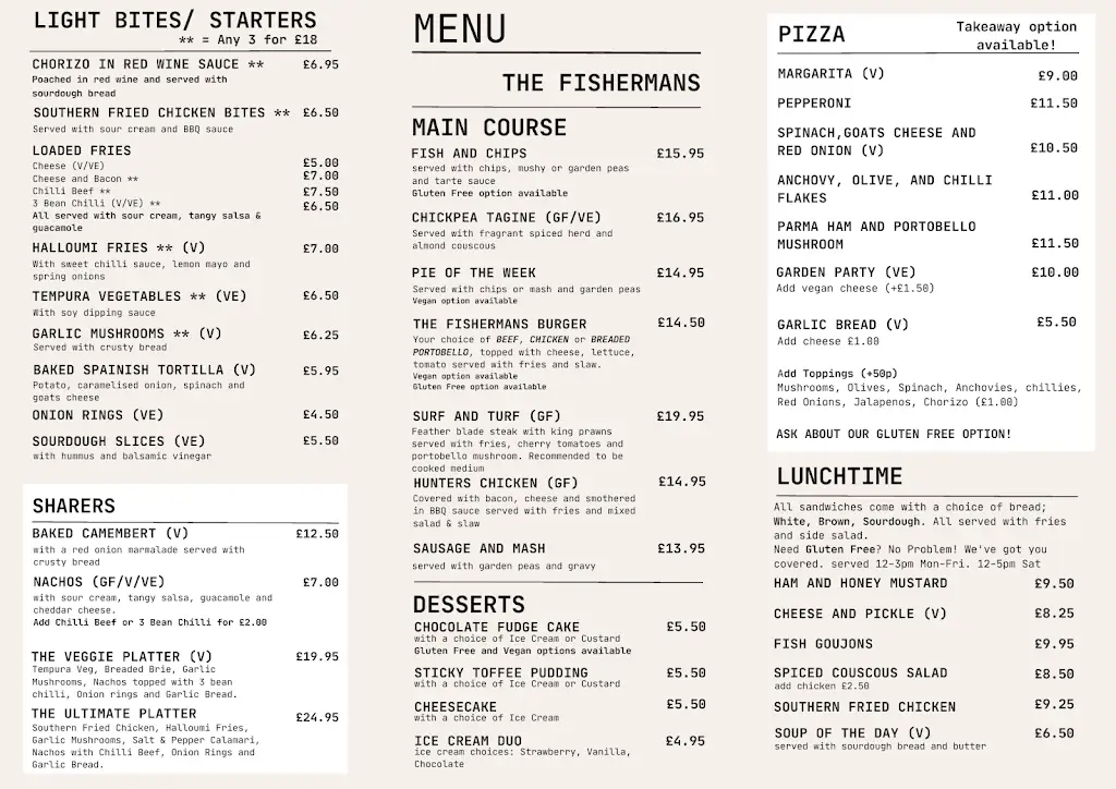 Menu_The Fishermans Inn_Bingley_image_1