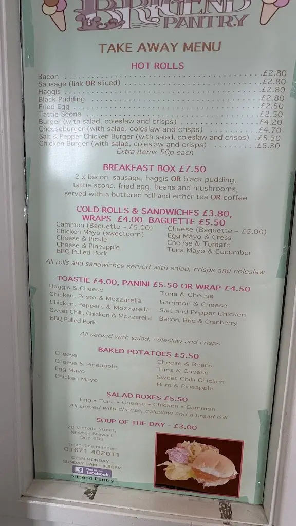 Menu_Brigend Pantry_Newton Stewart_image_2