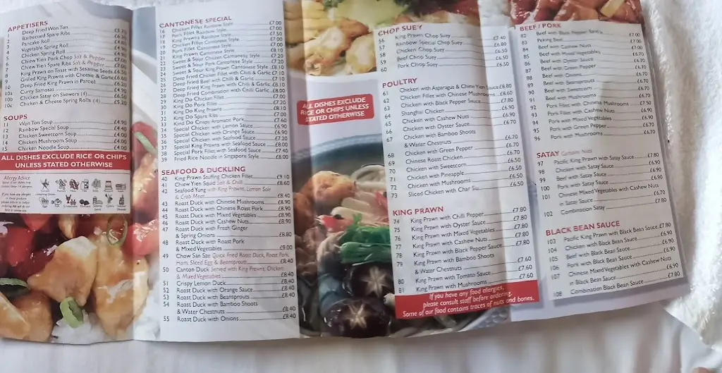 Menu_Rainbow Chinese takeaway_Newton Stewart_image_1
