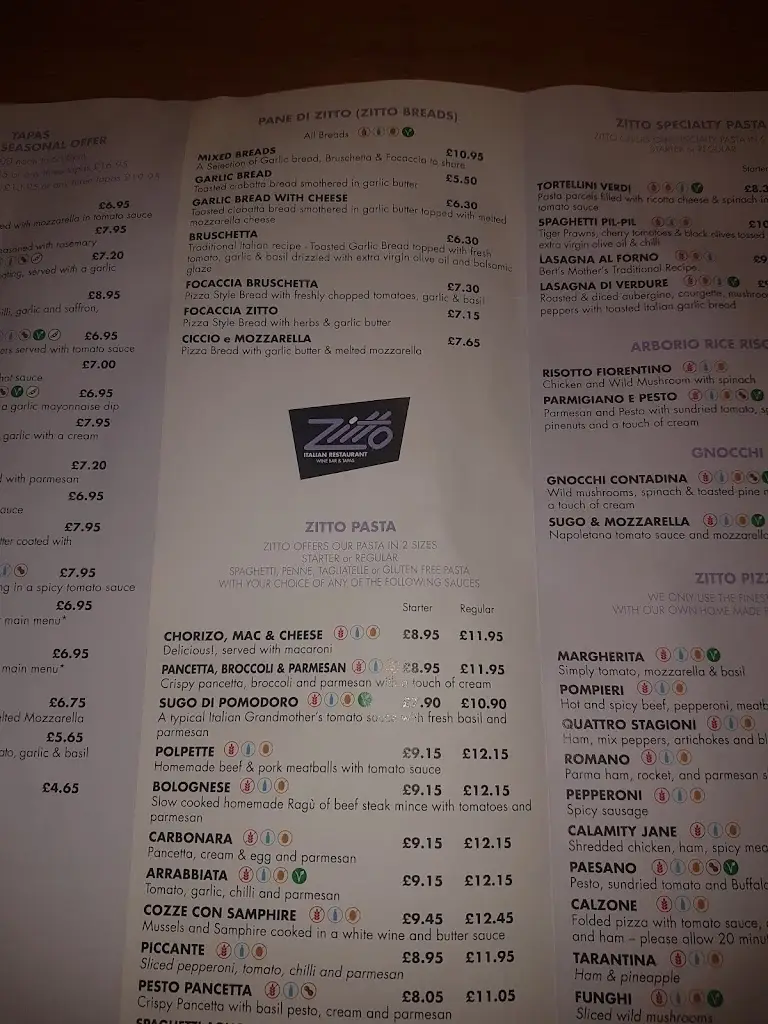 Menu_Zitto Italian Winebar & Trattoria_North Berwick_image_3