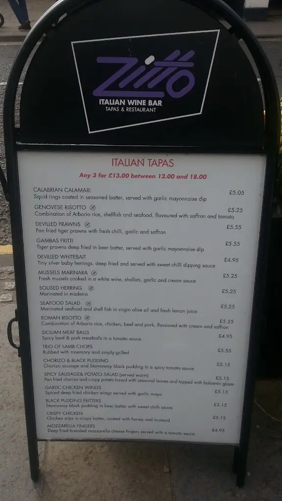Menu_Zitto Italian Winebar & Trattoria_North Berwick_image_4