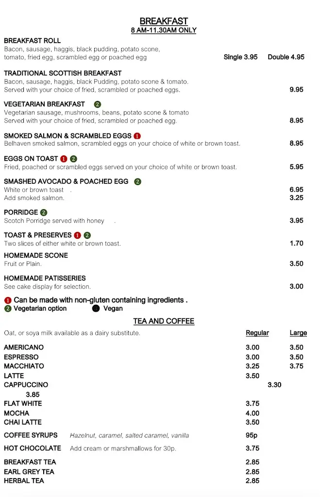 Menu_No12 Hotel & Bistro_North Berwick_image_1