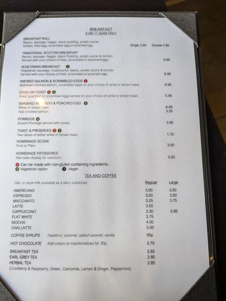 Menu_No12 Hotel & Bistro_North Berwick_image_2