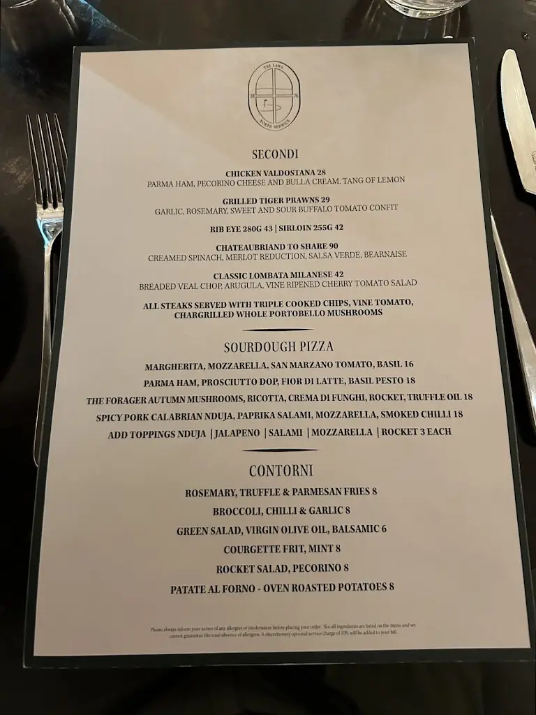 Menu_The Lawn Restaurant North Berwick_North Berwick_image_1