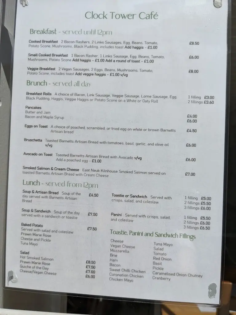 Menu_The Clock Tower Cafe_Pittenweem_image_3