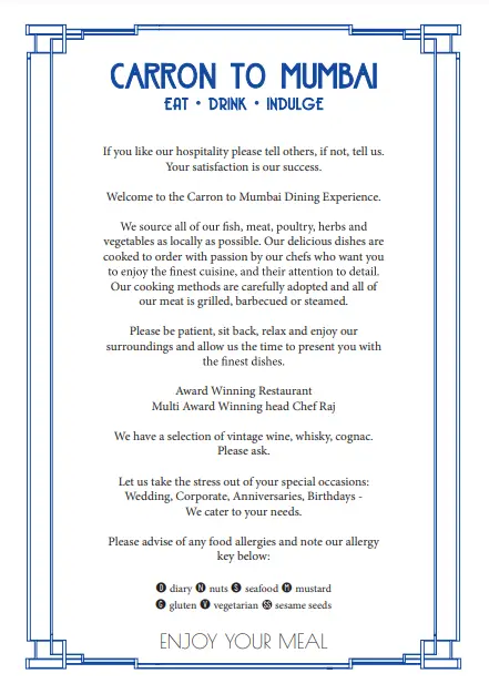 Menu_Carron to Mumbai Restaurant Stonehaven_Newtonhill_image_2