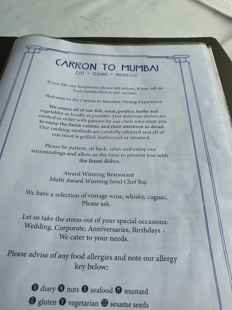 Menu_Carron to Mumbai Restaurant Stonehaven_Newtonhill_image_3