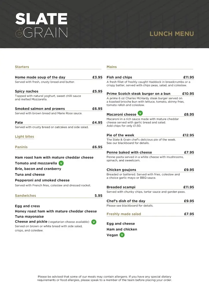 Menu_Slate & Grain Brasserie, Bar & Coffee Lounge at Brio Landale Court_Newtonhill_image_2