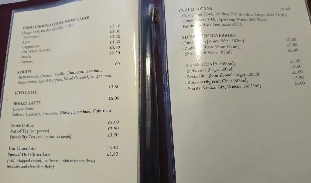 Menu_The Villa_Newtonhill_image_2