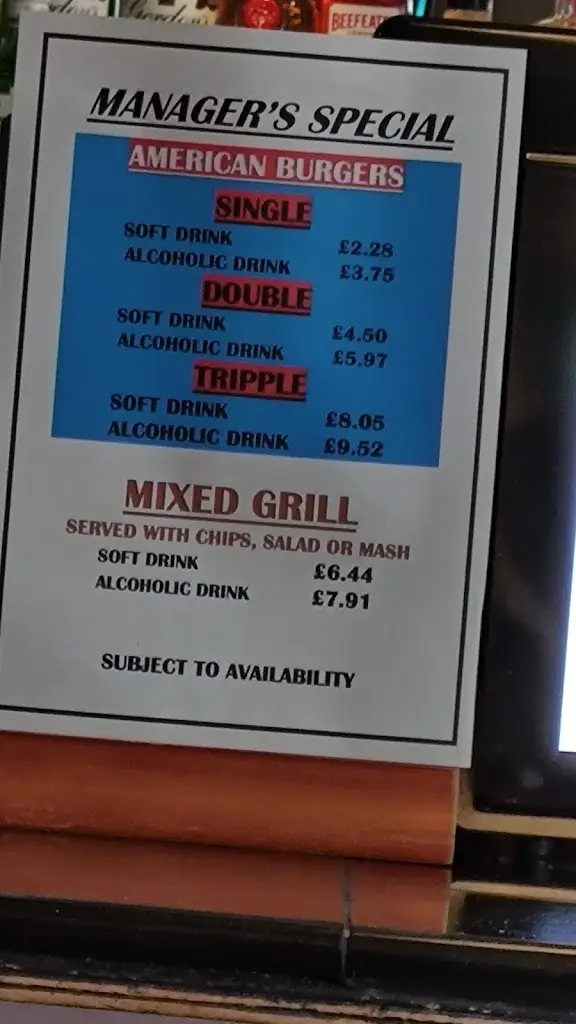 Menu_The Myrtle Grove - JD Wetherspoon_Bingley_image_1