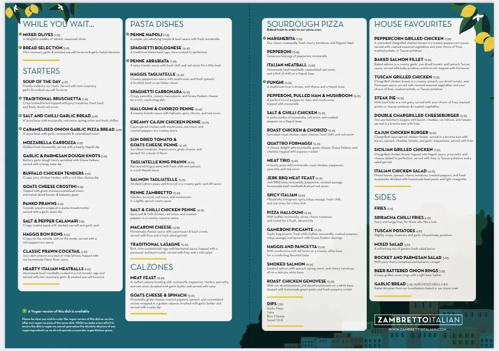 Menü_Zambretto Italian_Paisley_Bild_1