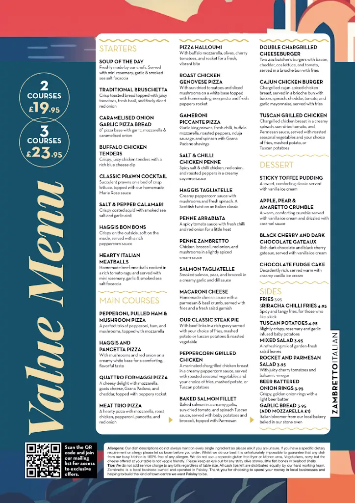 Menü_Zambretto Italian_Paisley_Bild_2