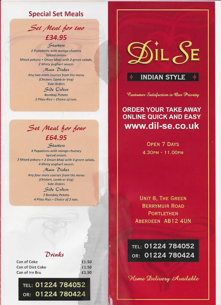 Menu_Dil Se Portlethen_Portlethen_image_4