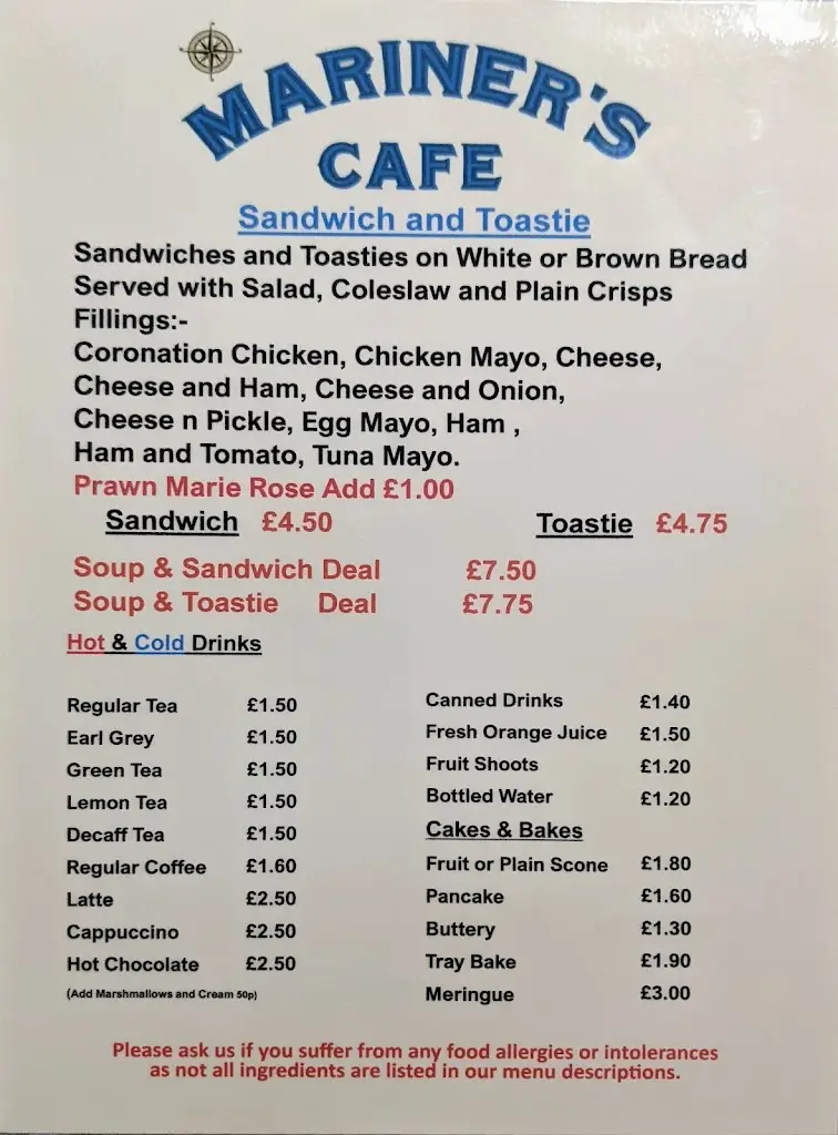 Menu_Mariners Café_Peterhead_image_1