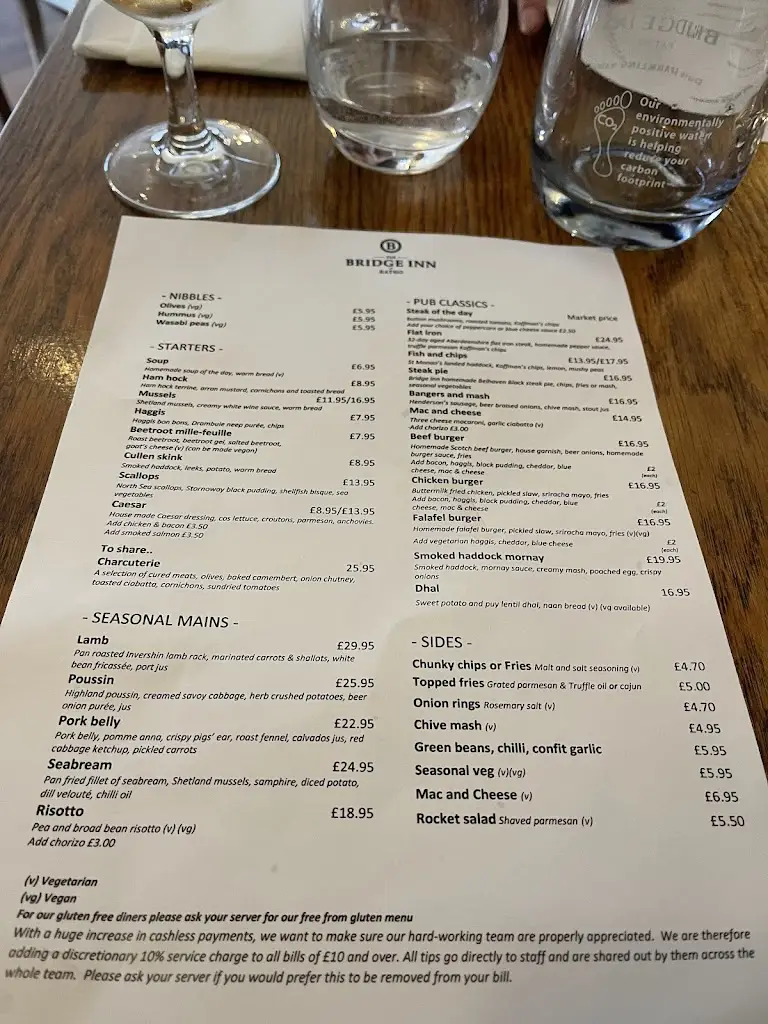 Menu_The Bridge Inn_Ratho_image_1