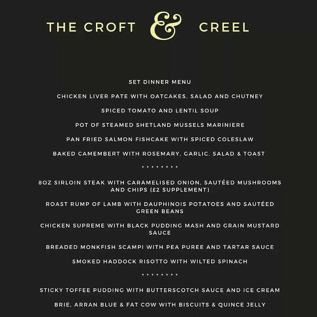 Menu_The Croft & Creel_Reddingmuirhead_image_1