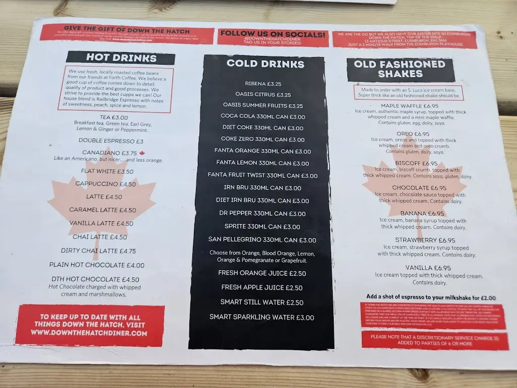 Menu_Down the Hatch_Queensferry_image_1