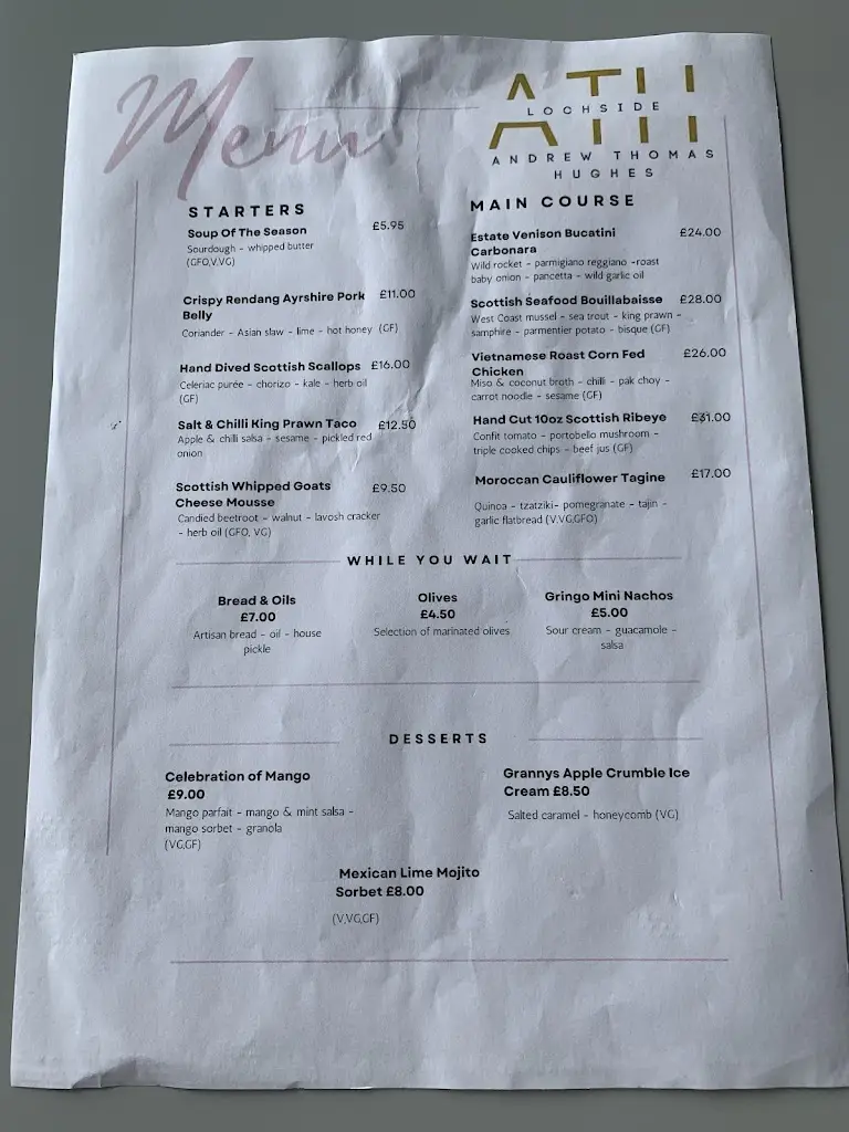 Menu_A. T. Hughes Lochside_Rosneath_image_4