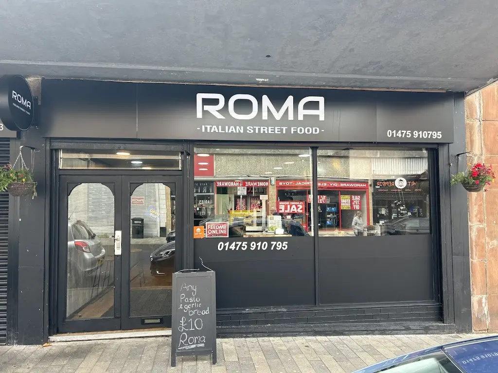 Roma Italian Street Food restaurant in Port Glasgow