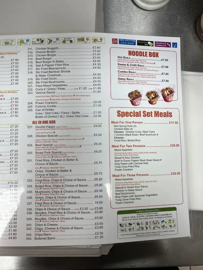 Menu_Blessed House_Birkenhead_image_4