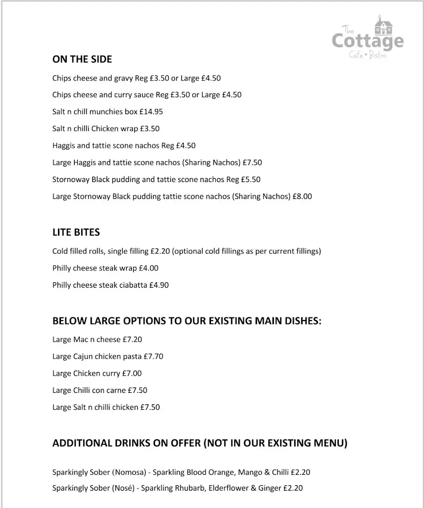 Menu_The Cottage Cafe Bistro_Port Glasgow_image_4