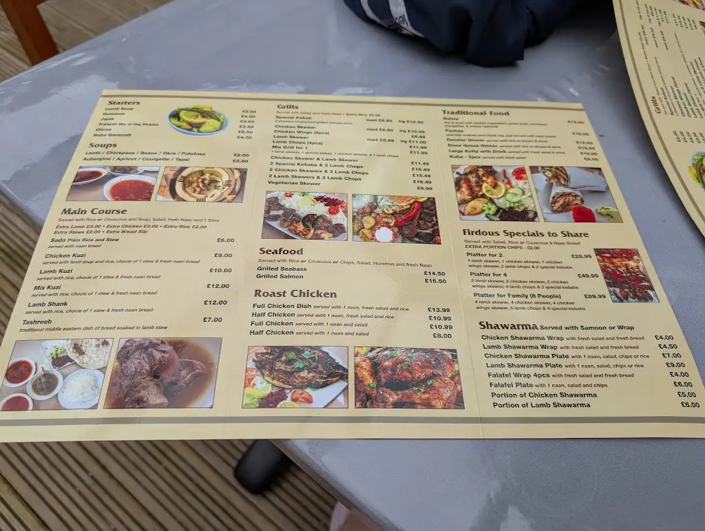 Menu_Firdous Restaurant_Birkenhead_immagine_4