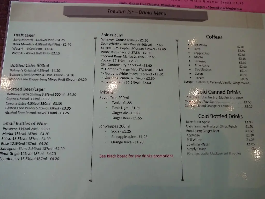 Menu_The Jam Jar_Rothesay_image_4