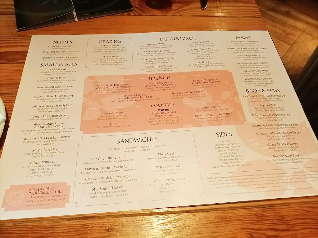 Menu_The Vine_Prestwick_image_1