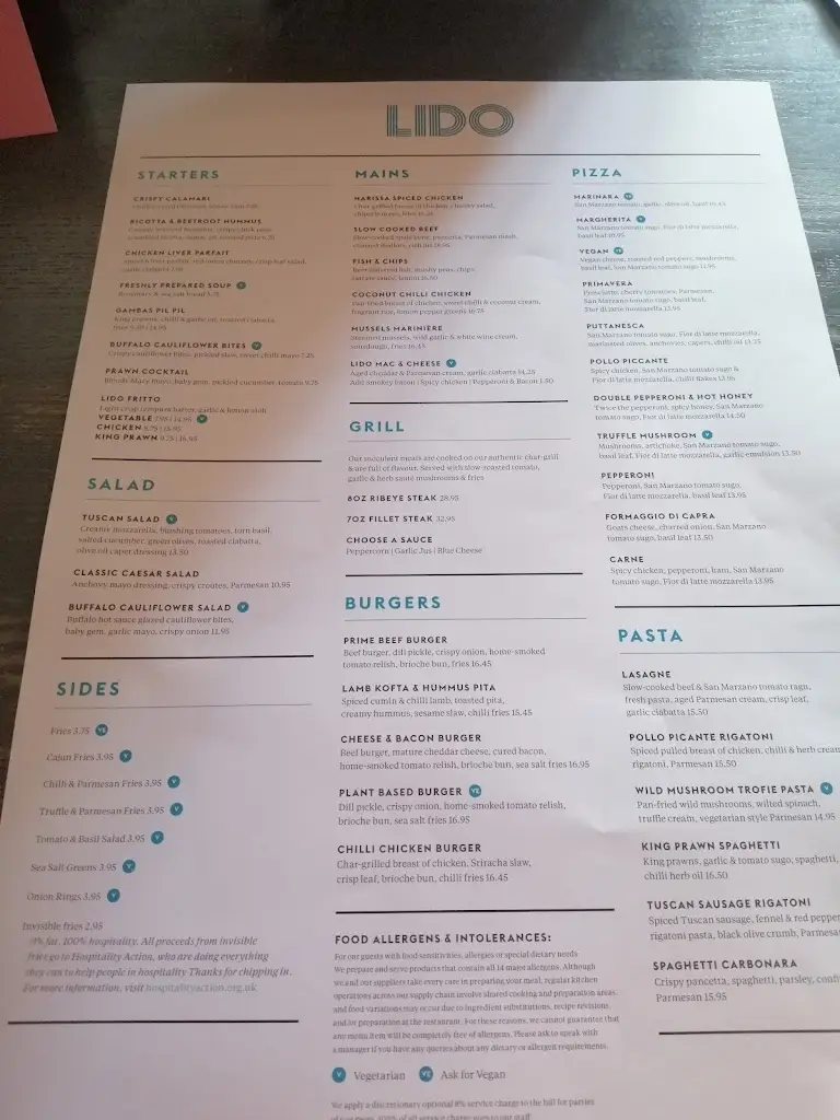 Menu_Lido Prestwick_Prestwick_image_2