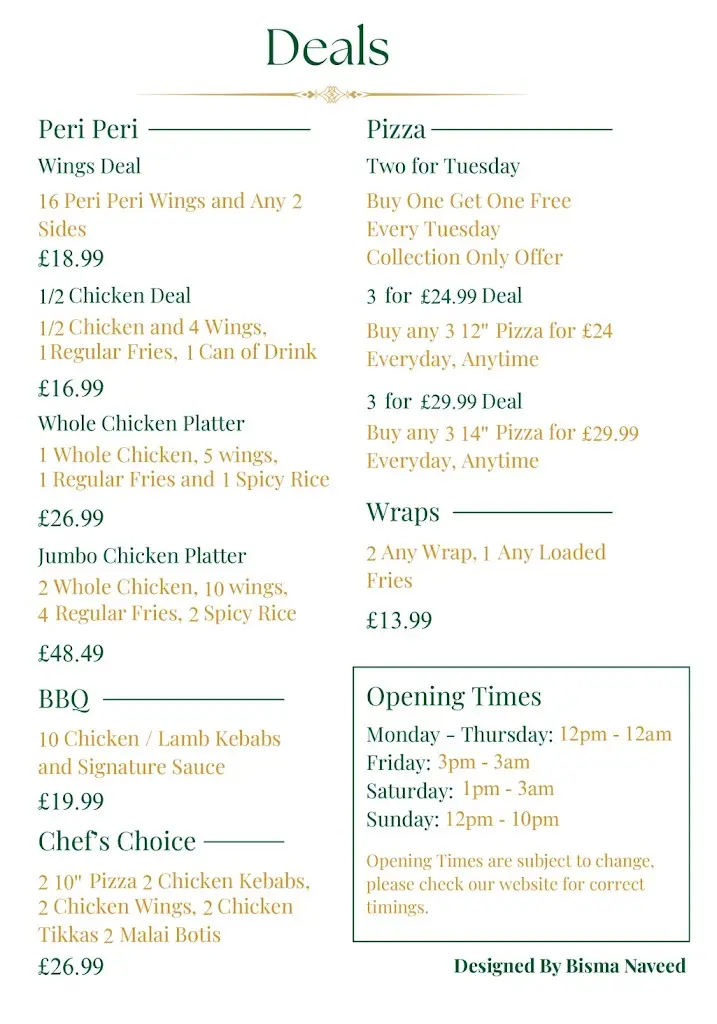 Menu_Ghani's Prestwick_Prestwick_image_2