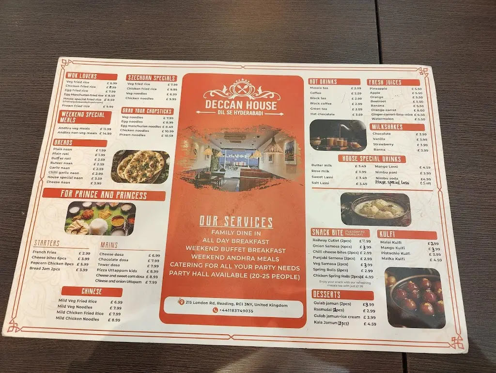 Menu_Deccan House_Redding_immagine_2