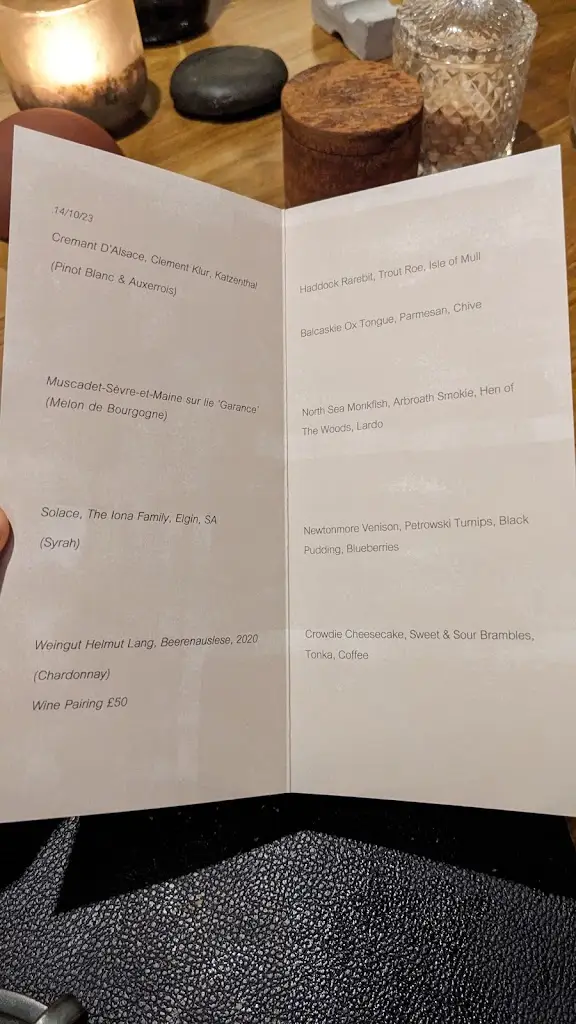 Menu_The Cellar at 24_Saint Monans_image_1