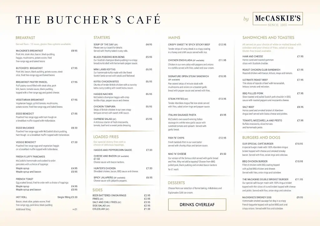 Menu_The Butcher's Café by McCaskie's_Skelmorlie_image_1