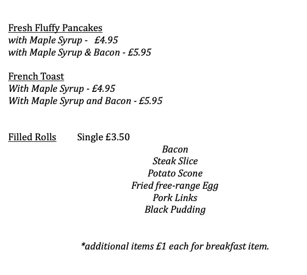 Menu_The Butcher's Café by McCaskie's_Skelmorlie_image_4